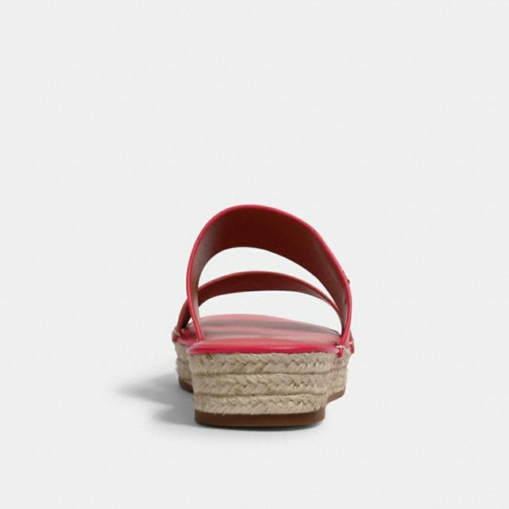 💥💞Coach Salmon Espadrilles Sandals💞💥 - Picture 4 of 5
